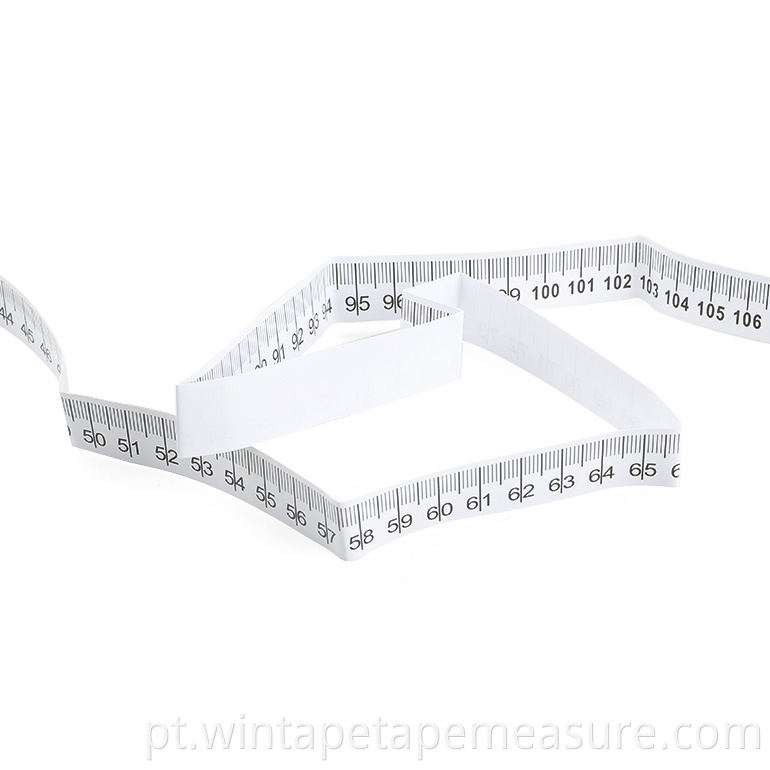 Cabeça de papel ecologicamente correta de 150 cm fita métrica presentes para dentistas calculadora régua promocional com seu logotipo